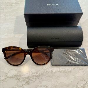 Prada Brown Tortoise Sunglasses